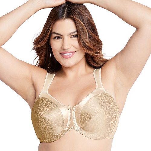 Bali Bra Satin Tracings FullFigure Minimizer Bra 3562