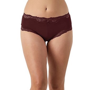 Maidenform Scalloped Lace Trim Cheeky Hipster Underwear 40837