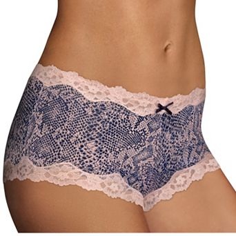 Maidenform Scalloped Lace Trim Cheeky Hipster Underwear 40837