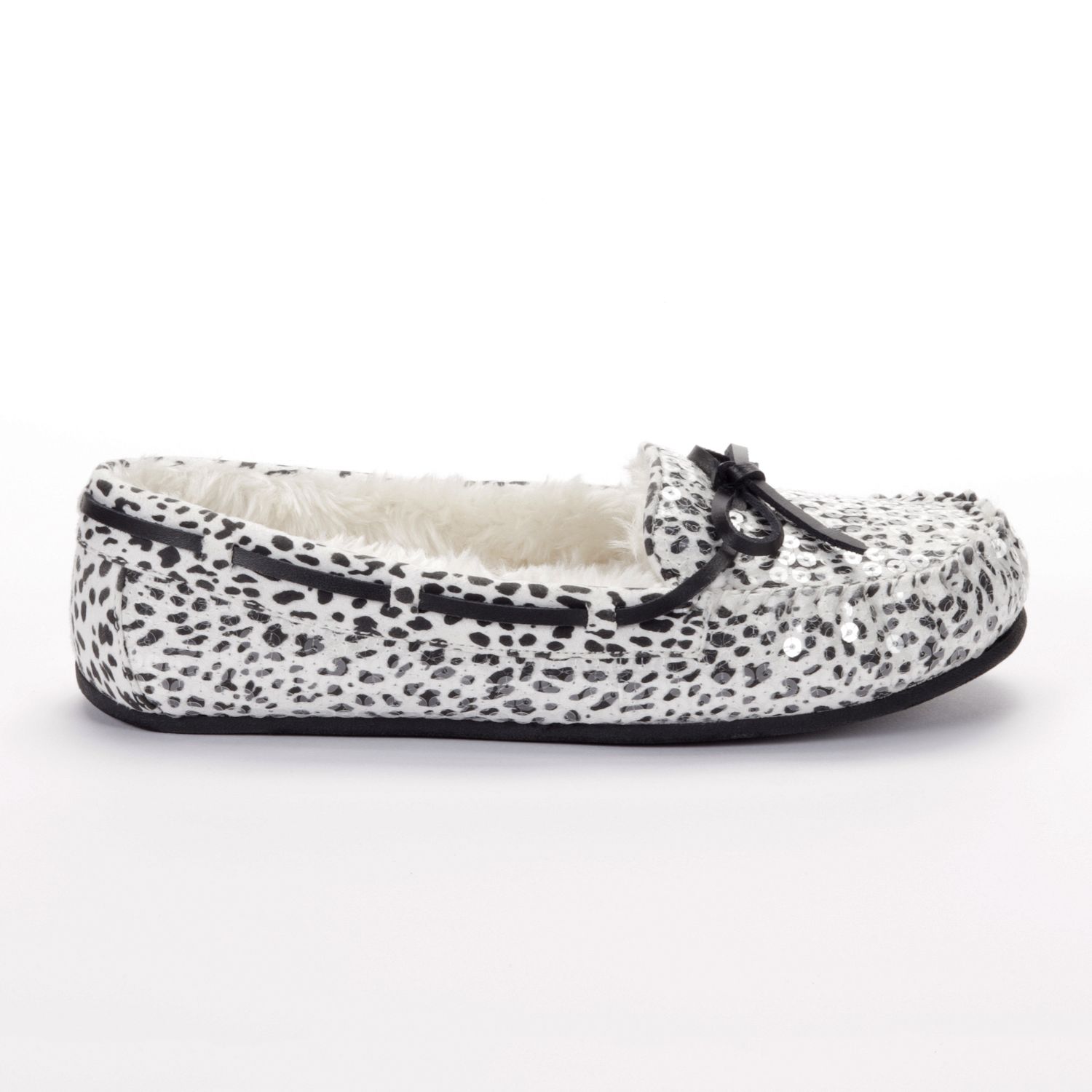 women's sequin moccasins