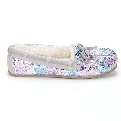 Sequin moccasins womens hot sale