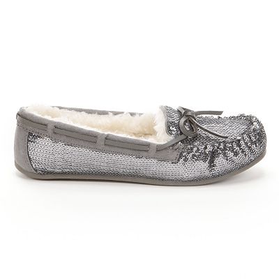 Sequin moccasins on sale