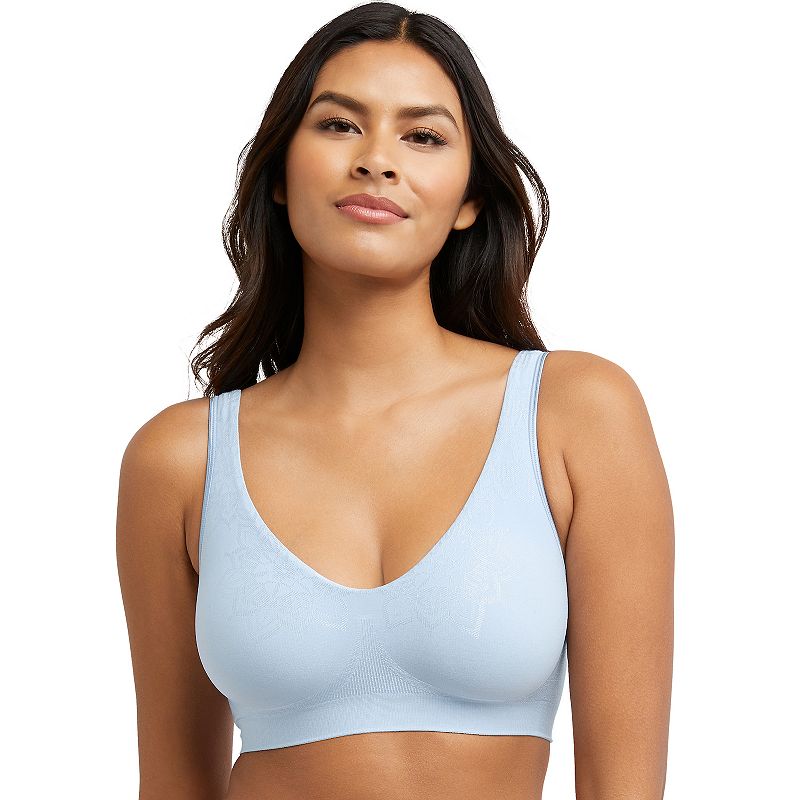 Bali Comfort Revolution ComfortFlex Fit Full-Coverage Wireless Bra DF3484, Women's, Size: Large, Blue Flight Aztec