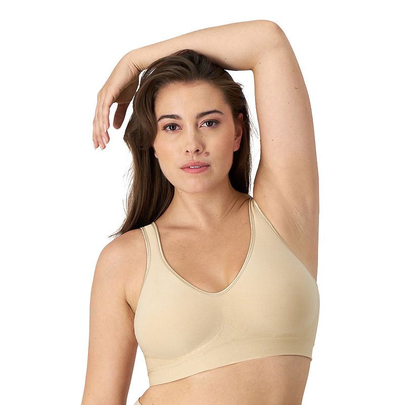 Bali Comfort Revolution ComfortFlex Fit Full-Coverage Wireless Bra DF3484, Women's, Size: Large, Nude