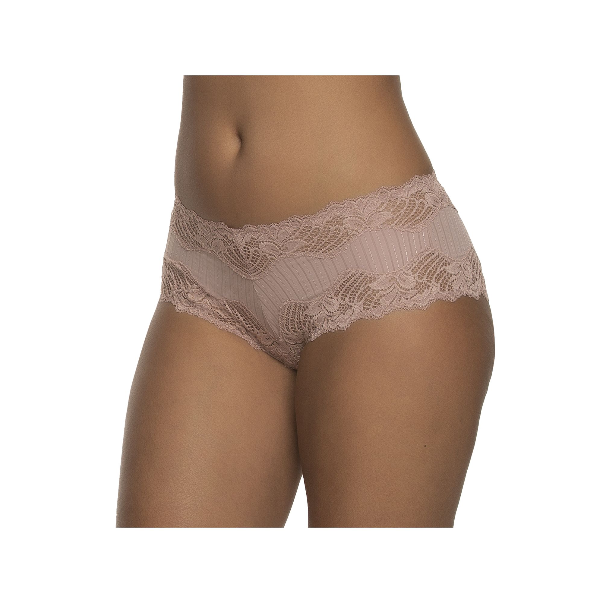 Paramour by Felina Stripe Delight Hipster 735353, Womens, Size: Medium, Pi