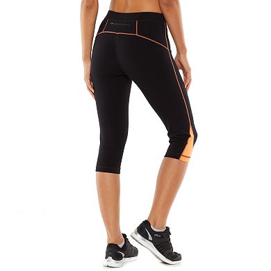 Women's FILA SPORT® Colorblock Active Capri Yoga Leggings