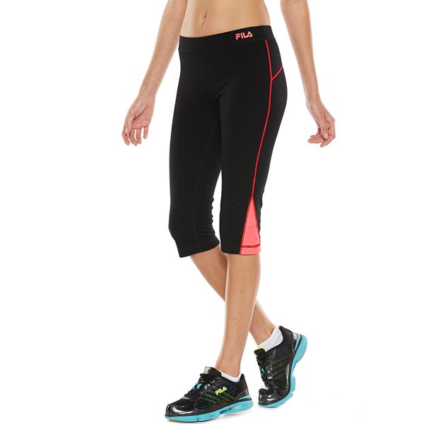 Women's FILA SPORT® Colorblock Active Capri Yoga Leggings