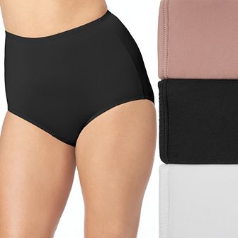 Olga® by Warner's® Without a Stitch 3 pk Microfiber Briefs 23173J - Women's