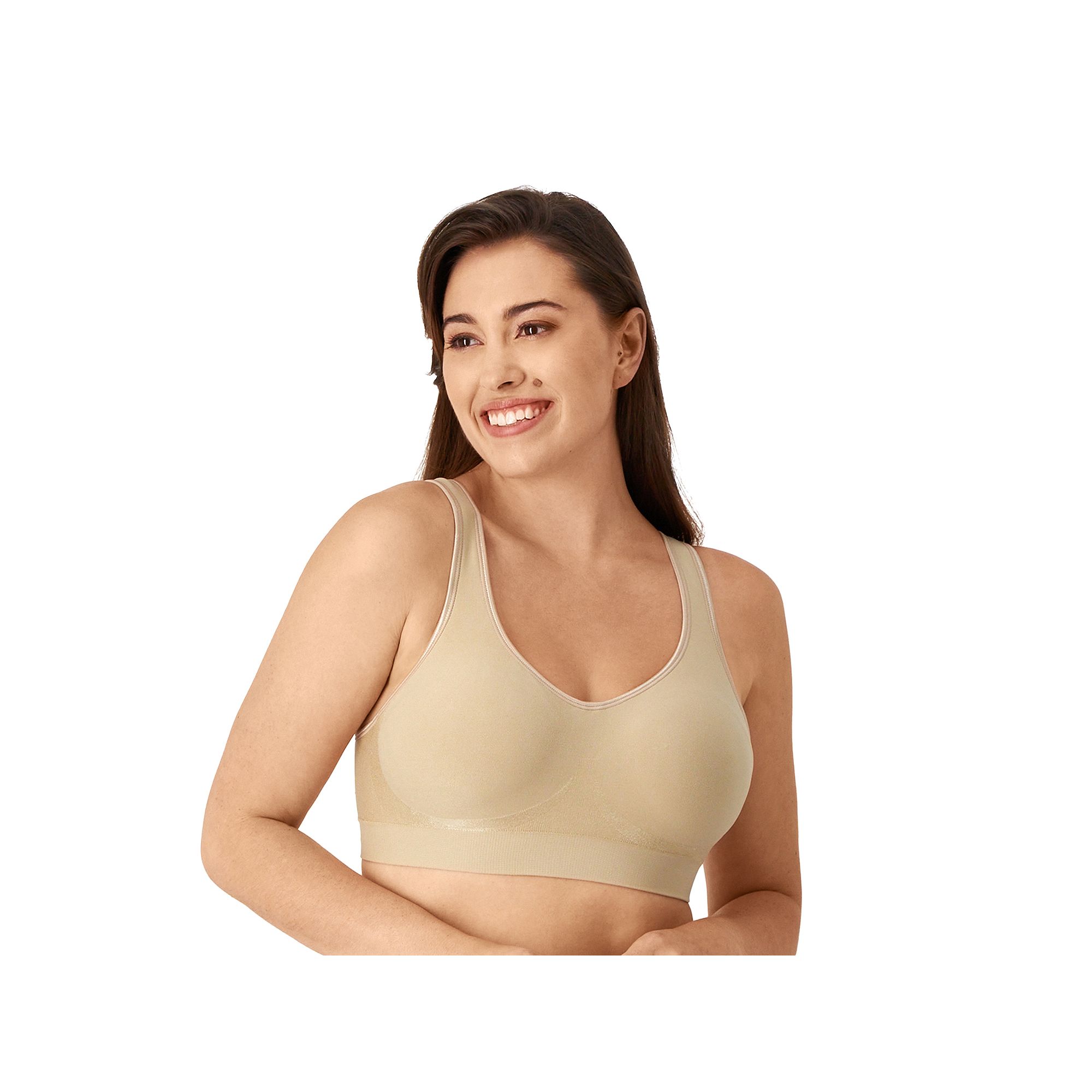 Bali Comfort Revolution Shaping Wireless Bra DF3488, Womens, Size: Small, 