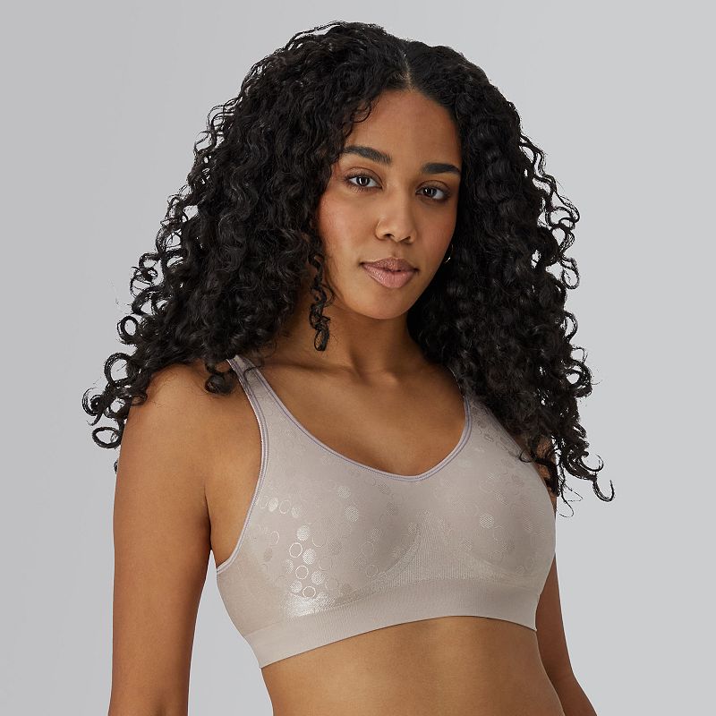 Bali Comfort Revolution Shaping Wireless Bra DF3488, Women's, Size: XXL, Evening Blush Dot