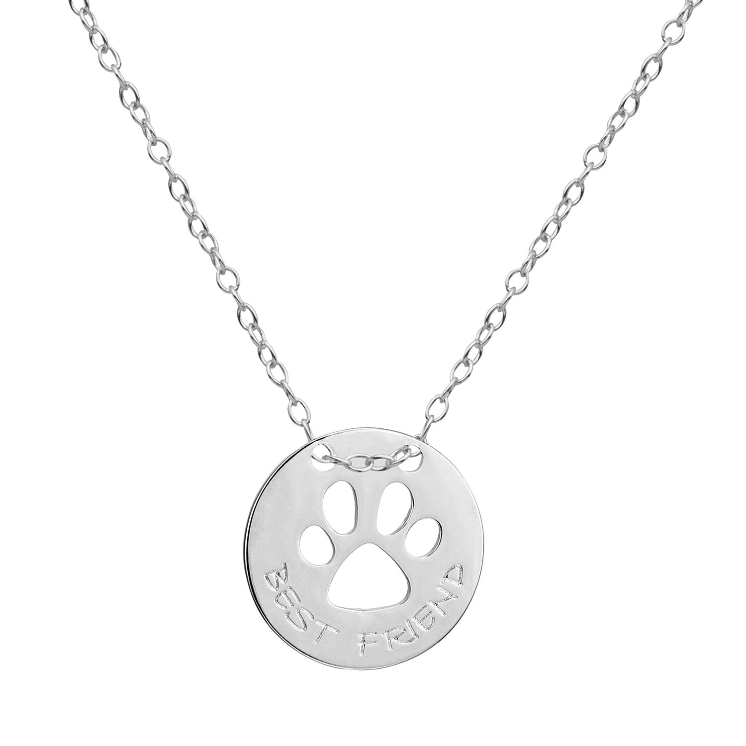 paw print necklace kohls