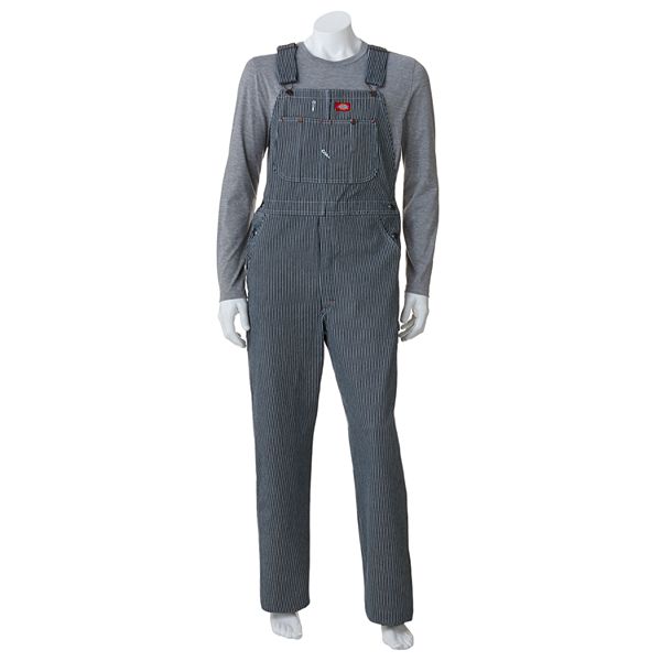 Men's Dickies Striped Bib Overalls