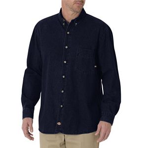 Big & Tall Dickies Denim Button-Down Shirt
