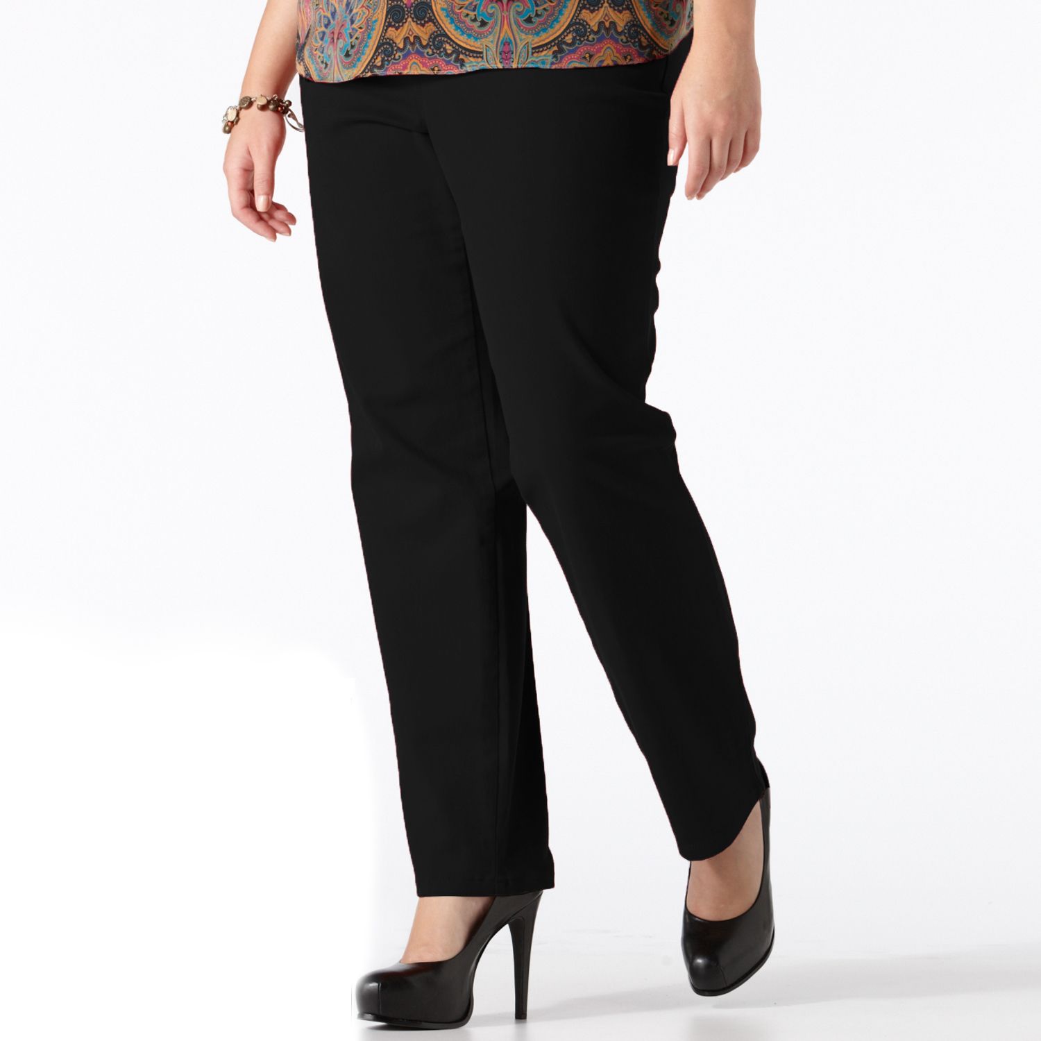 plus size tapered jeans