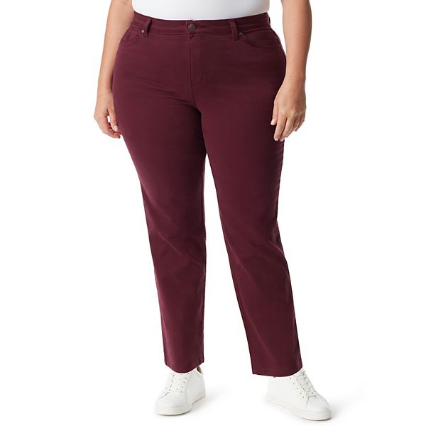 Plus Size Gloria Vanderbilt Amanda Classic Jeans - Crimson Crush (22W SHORT)