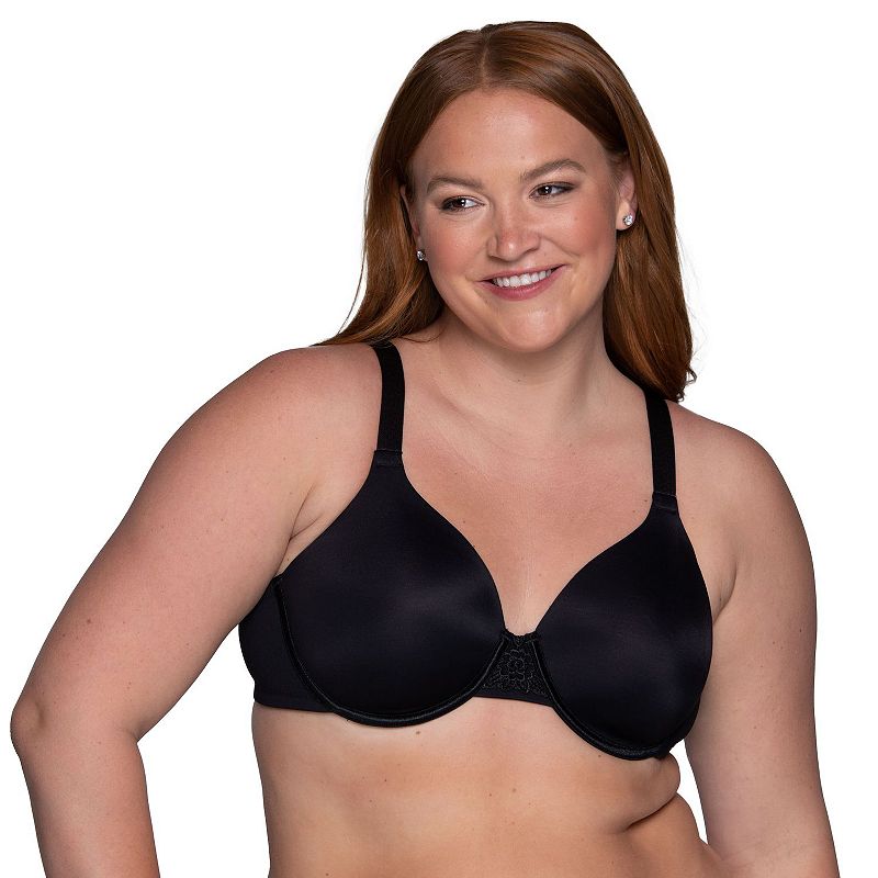 Vanity Fair Lingerie® Beauty Back Back Smoother Full-Figure Bra 76380, Women's, Size: 40 Ddd, Mid Black