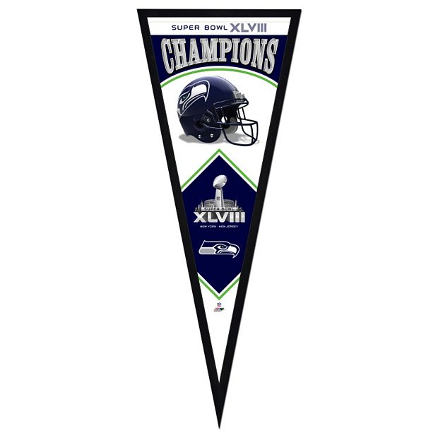 Team Pennant - Football - Seattle Seahawks Super Bowl XLVIII Champs