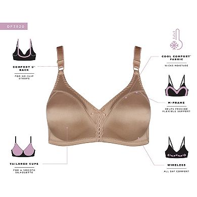 Bali® Double Support Comfort-U Wireless Full-Figure Bra 3820