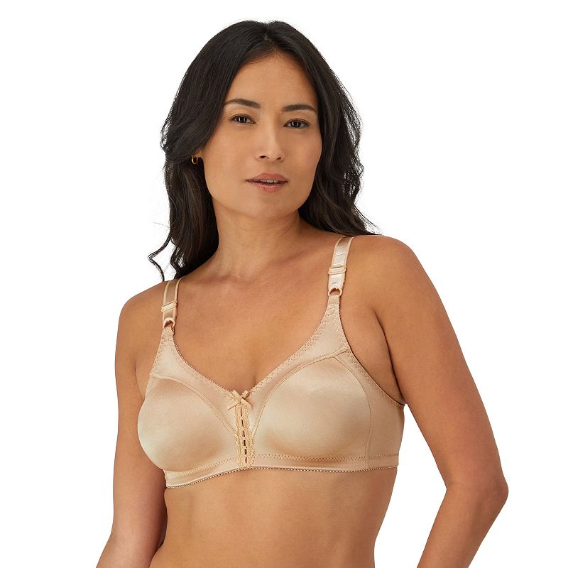 Bali Double Support Full-Figure Wireless Bra DF3820, Women's, Size: 44 Dd, Beige
