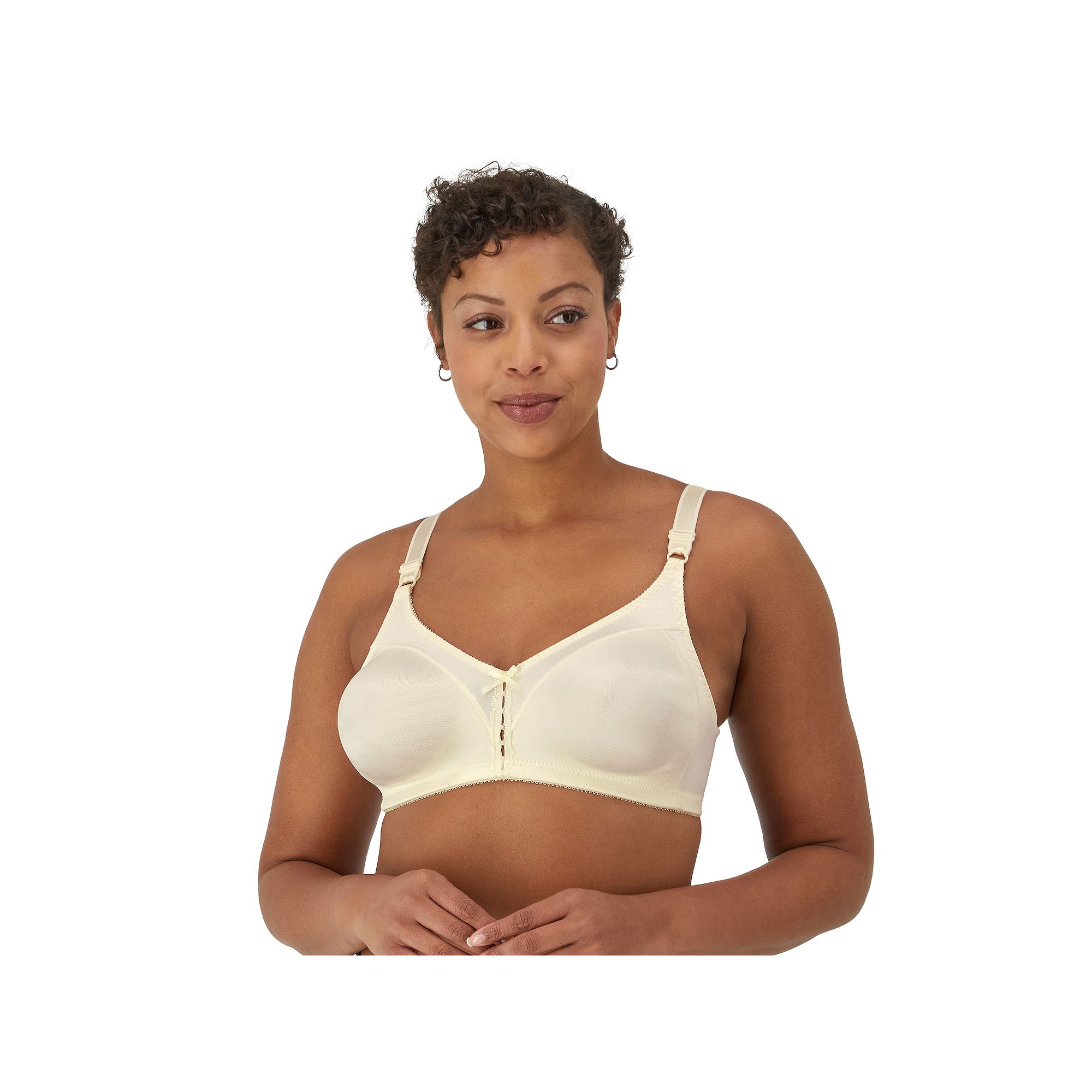 Bali Double Support Full-Figure Wireless Bra DF3820, Womens, Size: 34 B, I