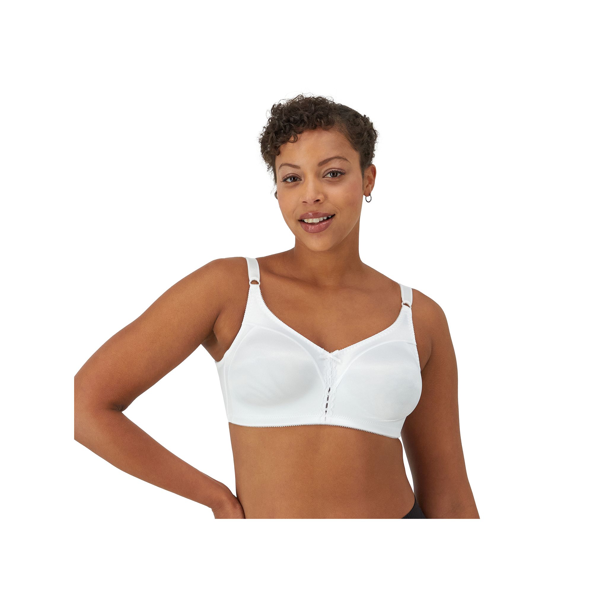 Bali Double Support Full-Figure Wireless Bra DF3820, Womens, Size: 44 C, W
