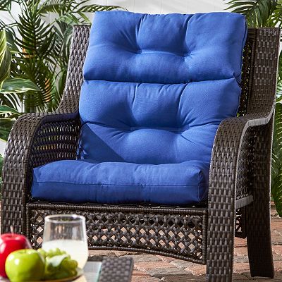 Greendale Home Fashions Roma Stripe Outdoor High Back Chair Cushion