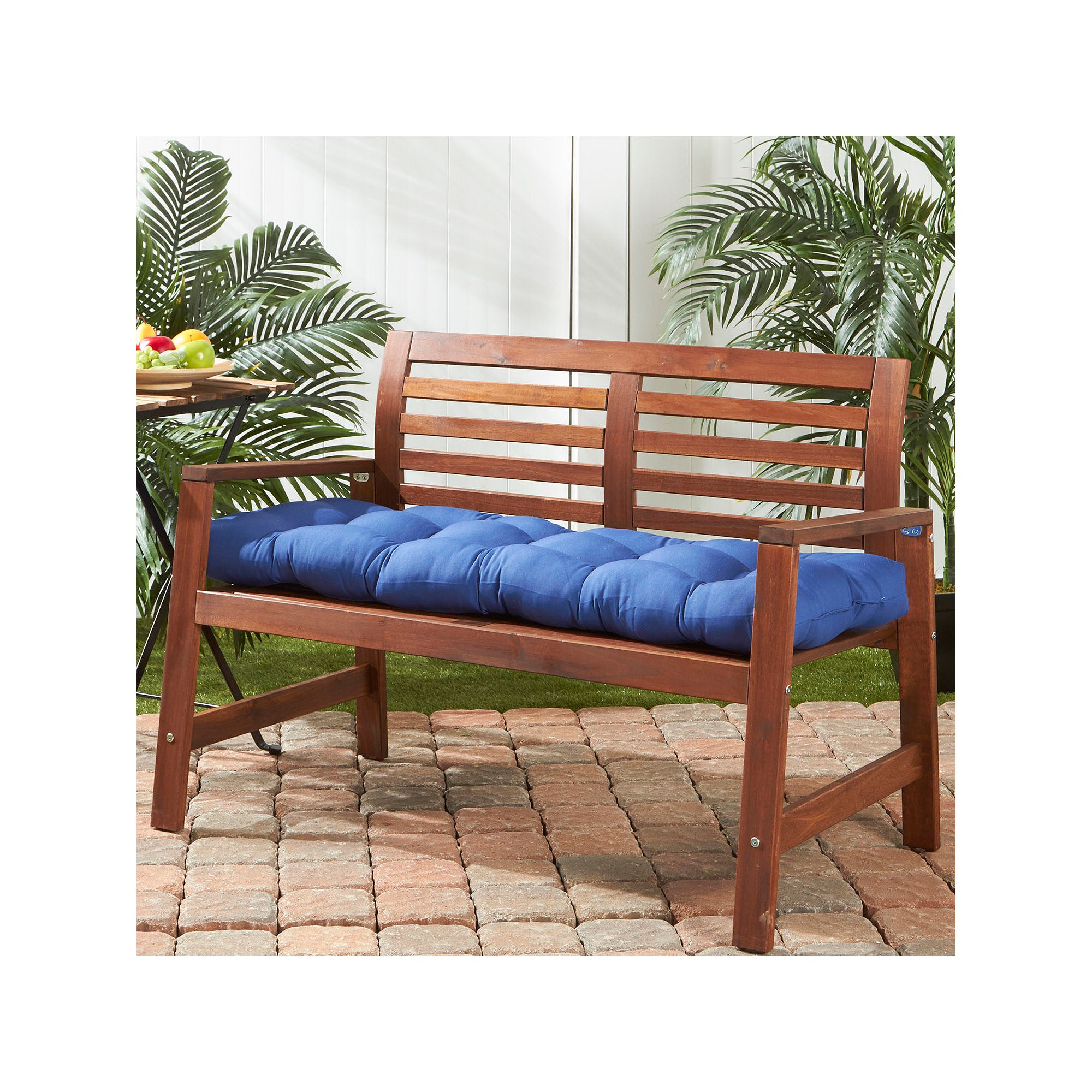 Greendale Home Fashions Outdoor Porch Swing or Bench Cushion, Capri