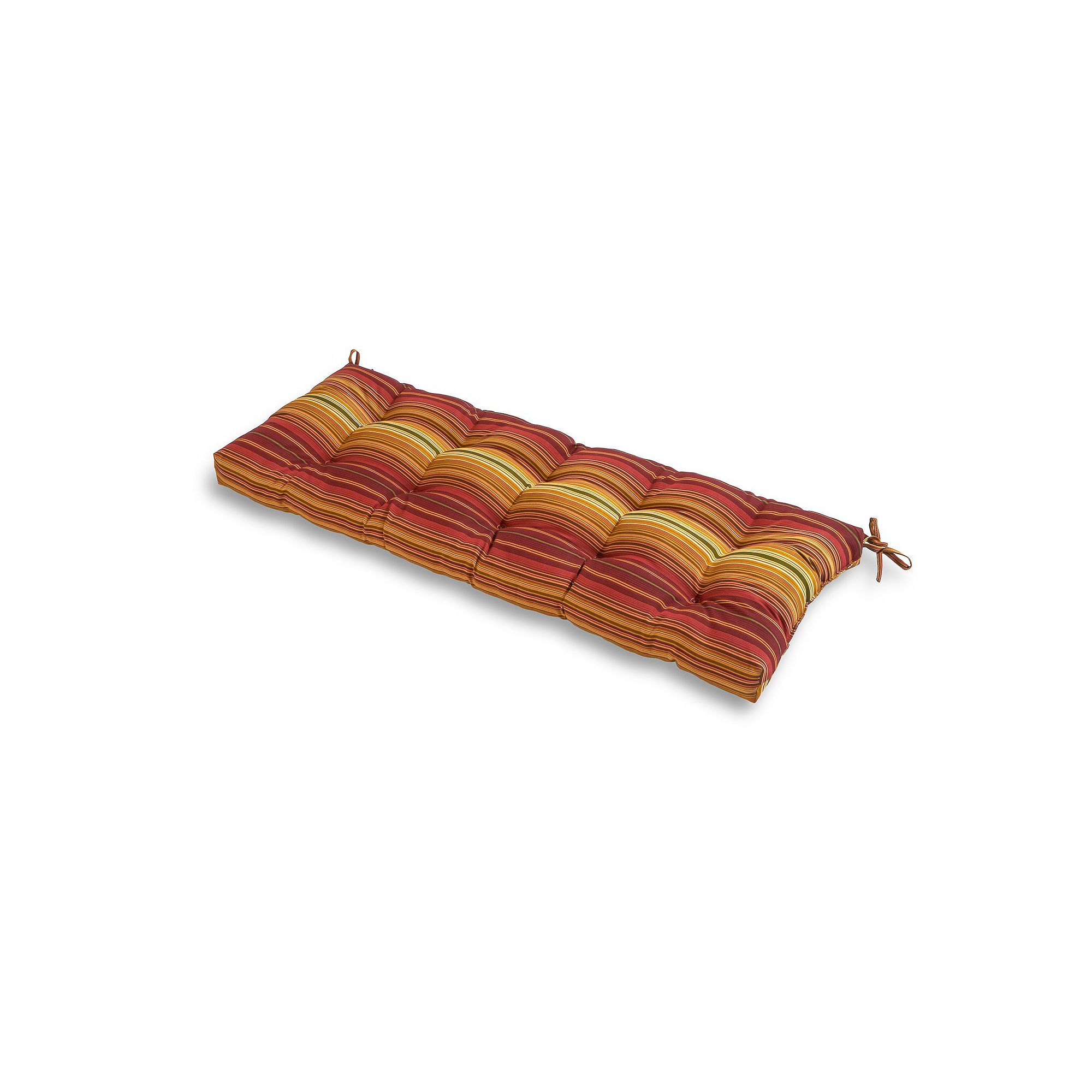 Greendale Home Fashions Outdoor Porch Swing or Bench Cushion, Kinnabari Str