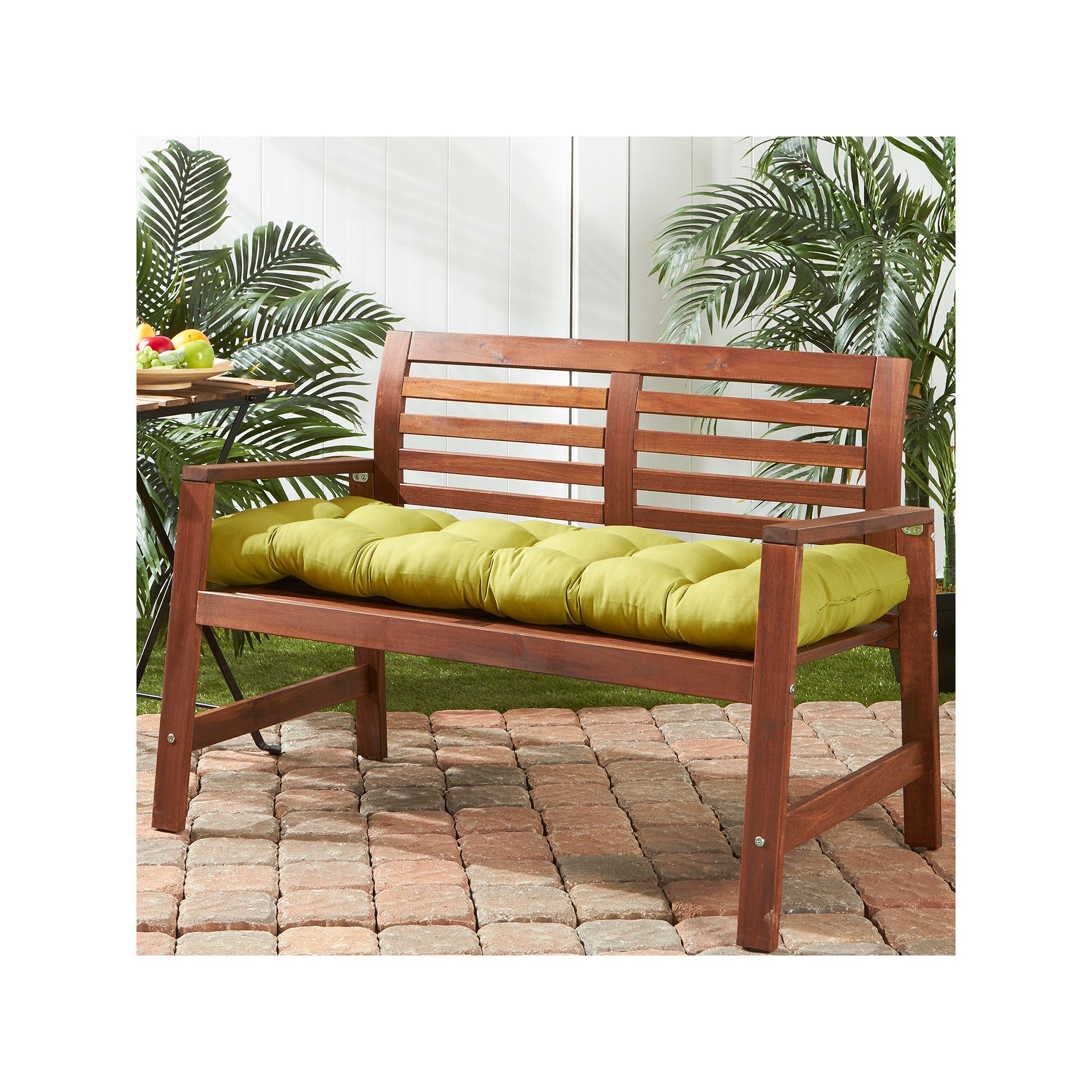 Greendale Home Fashions Outdoor Porch Swing or Bench Cushion