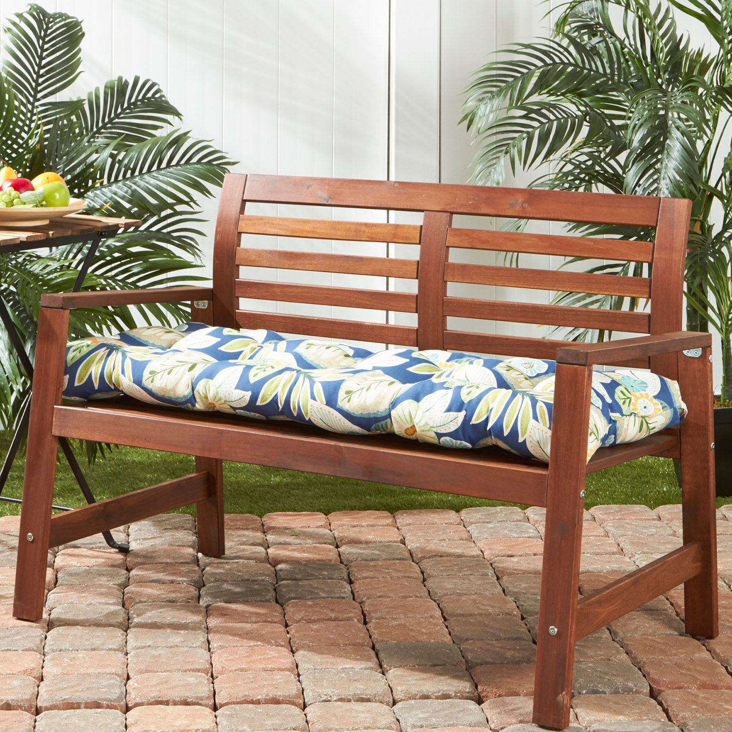 Greendale Home Fashions Outdoor Porch Swing or Bench Cushion