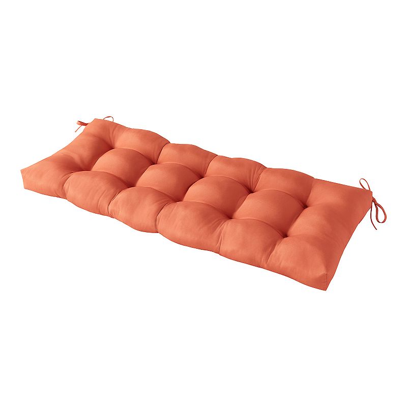 Greendale Home Fashions Outdoor Porch Swing or Bench Cushion - Long, Red