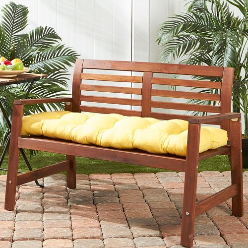 Greendale Home Fashions Outdoor Porch Swing Or Bench Cushion Long