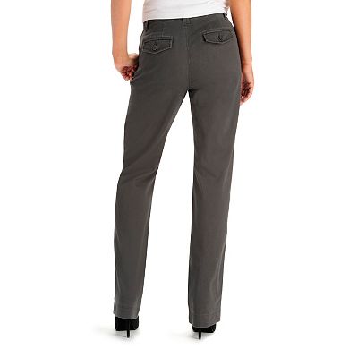 Lee Sinfully Soft Comfort Waist Twill Straight-Leg Pants - Women's