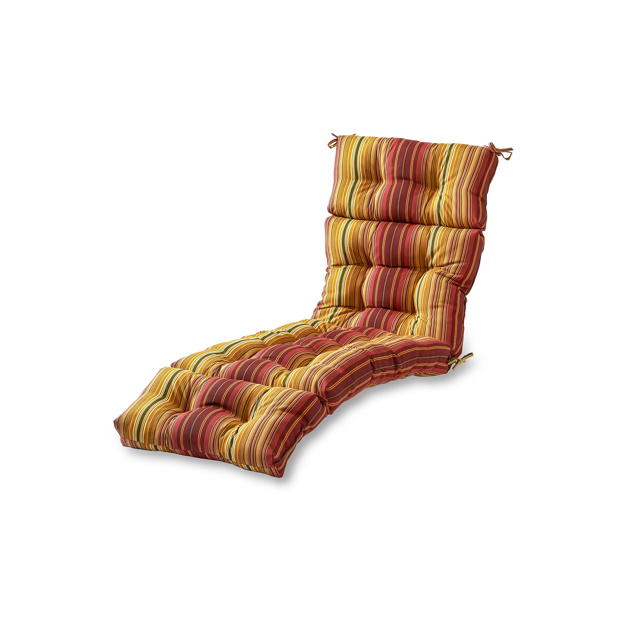 Greendale Home Fashions 72 Outdoor Chaise Lounger Cushion, Kinnabari Str