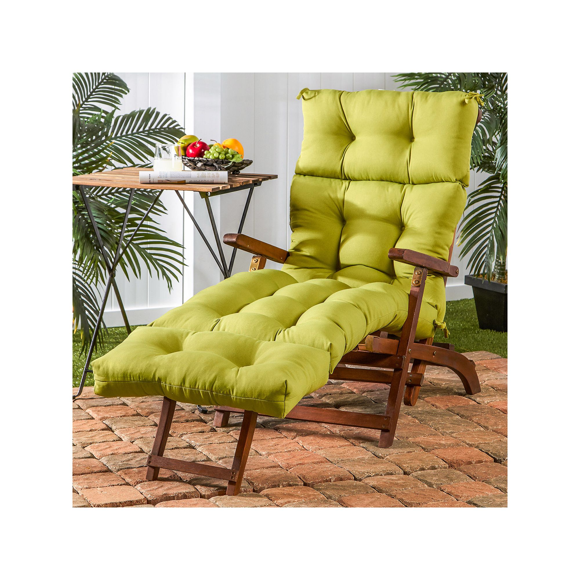 Greendale Home Fashions 72 Outdoor Chaise Lounger Cushion