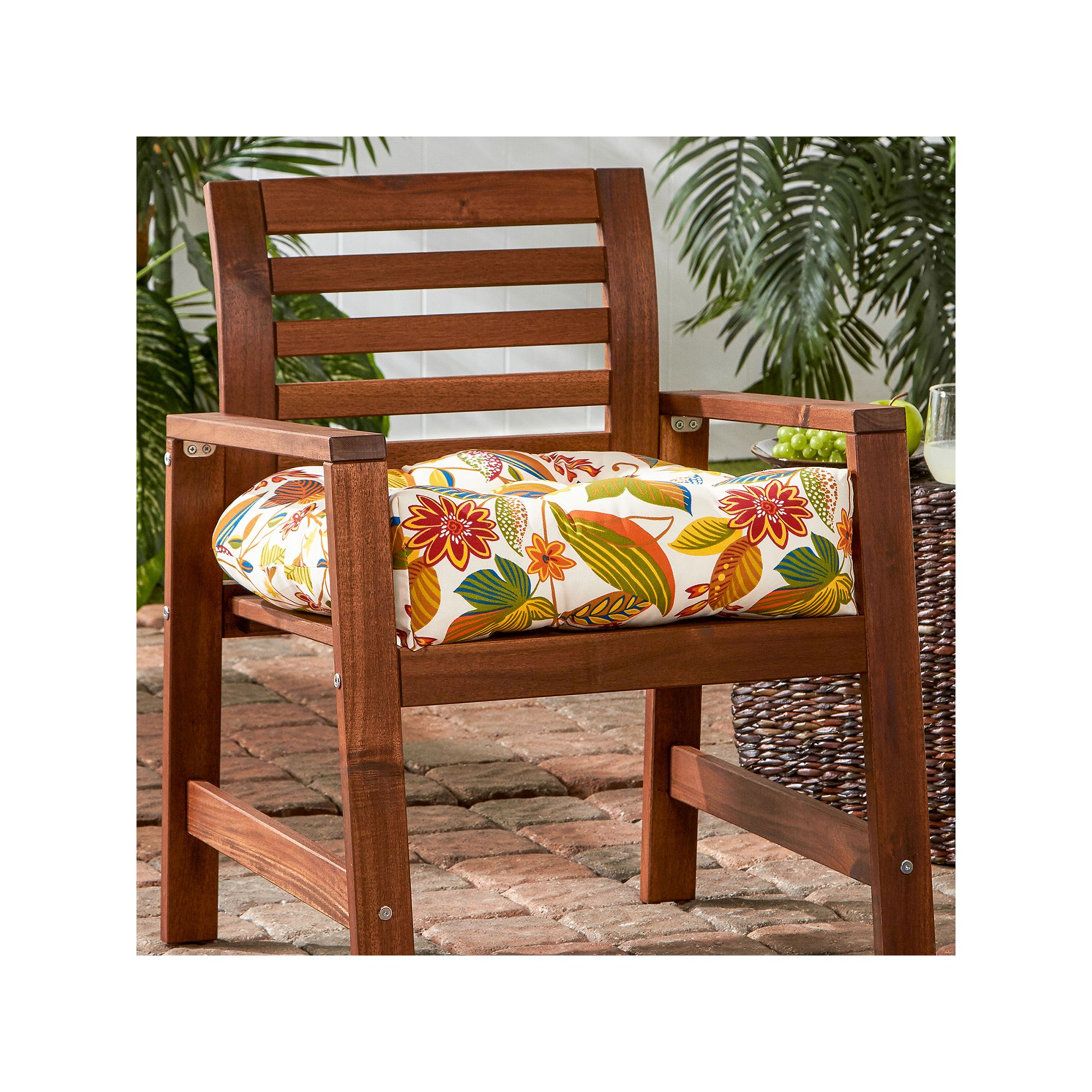 Greendale Home Fashions Outdoor Chair Cushion, Skyworks