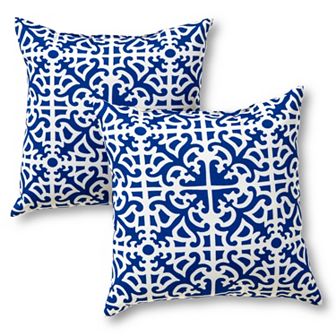 Greendale Home Fashions 2 pk Square Outdoor Decorative Pillows