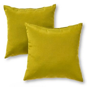 Greendale Home Fashions 2 pk Square Outdoor Decorative Pillows