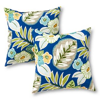 Greendale Home Fashions 2 pk Square Outdoor Decorative Pillows