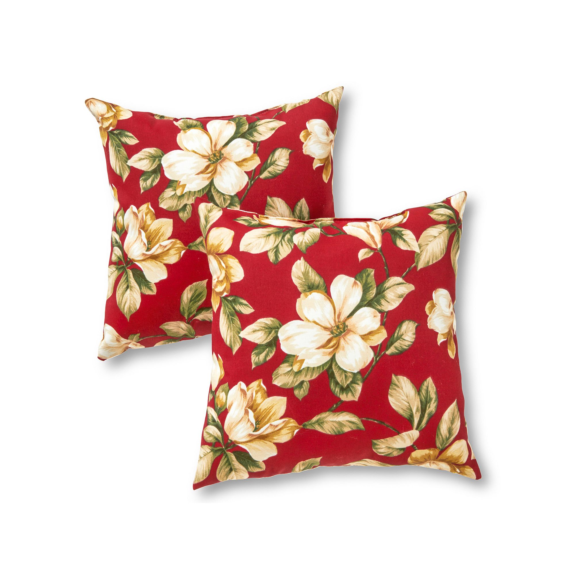 Greendale Home Fashions 2-pk. Square Outdoor Decorative Pillows, Roma Flora