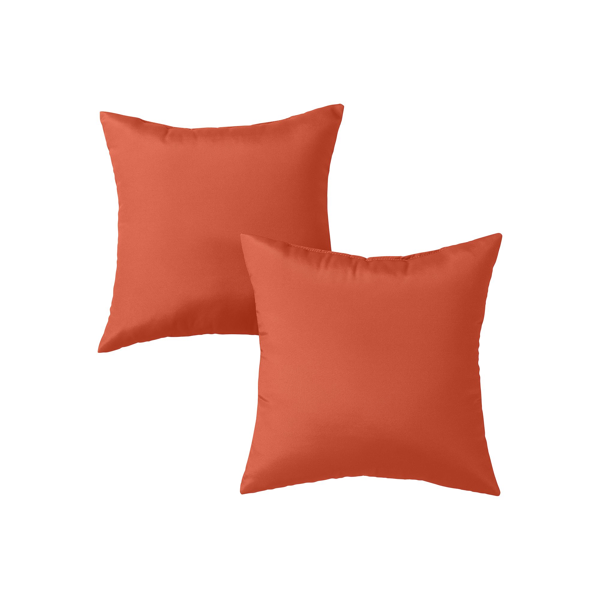 Greendale Home Fashions 2-pk. Square Outdoor Decorative Pillows, Red