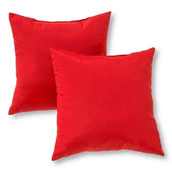 Greendale Home Fashions 2 pk Square Outdoor Decorative Pillows