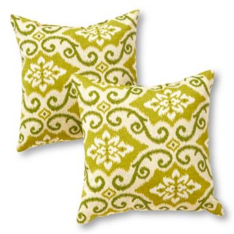 Greendale Home Fashions 2 pk Square Outdoor Decorative Pillows