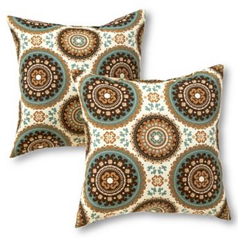 Greendale Home Fashions 2 pk Square Outdoor Decorative Pillows