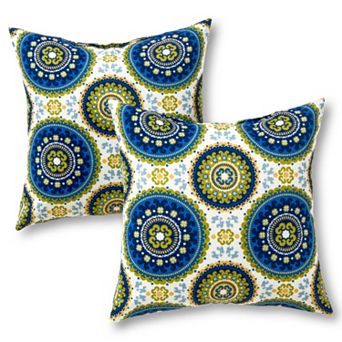 Greendale Home Fashions 2 pk Square Outdoor Decorative Pillows