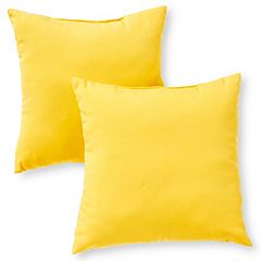 Yellow Outdoor Throw Pillows Decorative Pillows Chair Pads