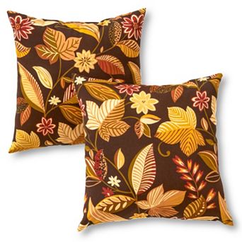 Greendale Home Fashions 2 pk Square Outdoor Decorative Pillows