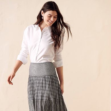 Women's Chaps Solid No Iron Shirt