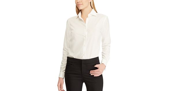 Women's Chaps Solid No Iron Shirt