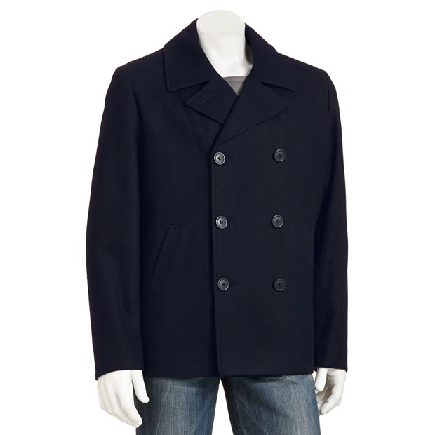 Men's pea coats store at kohl's